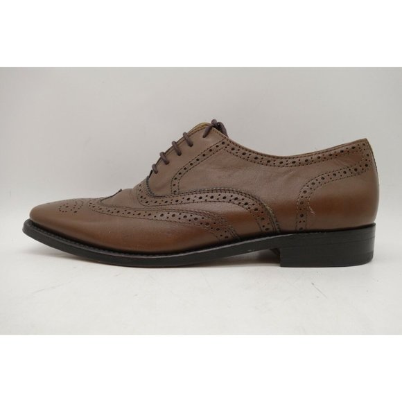 Westbury Brown Leather Wingtip Lace Up Dress Oxfords Shoes Men\'s 42 / 8 main image 9
